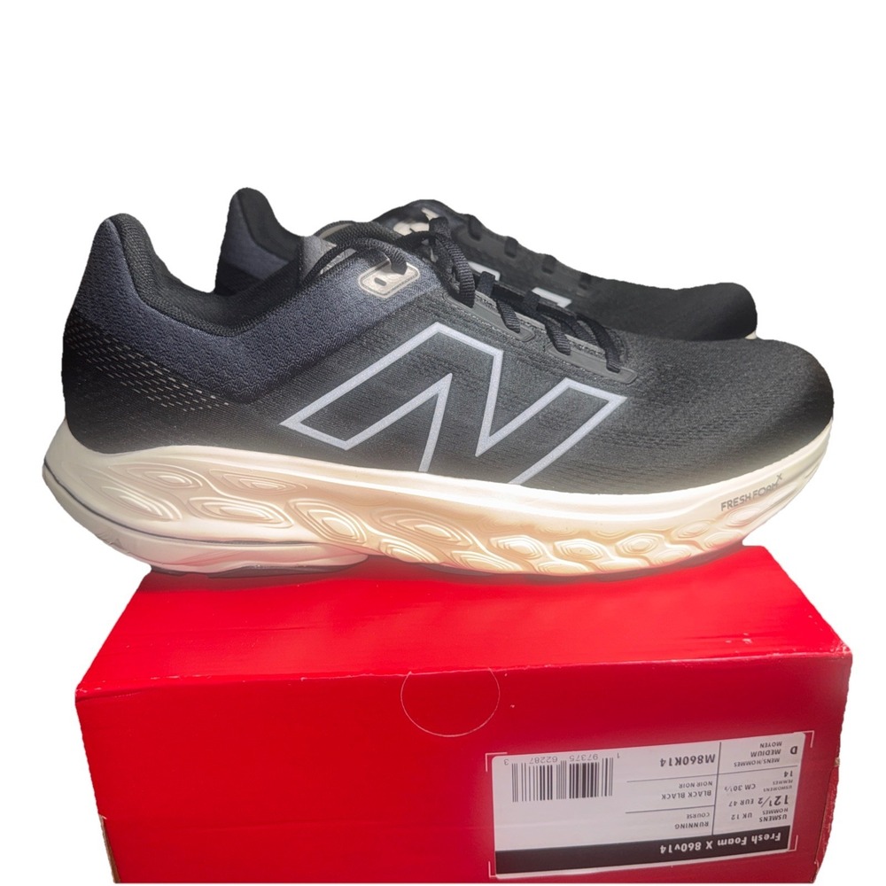 New Balance Fresh Foam 860 v14 Shoes Women Size 12.5 Black Running Low‎ Sneakers